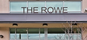 The Rowe Sign at 1600 Charles St in Port Whitby Condo in Durham