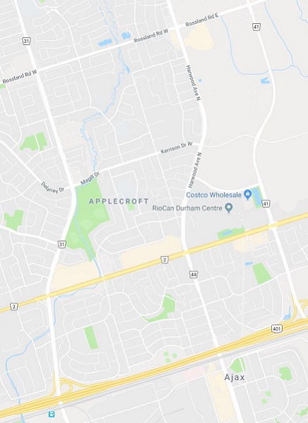 Central Ajax Neighbourhood in Ajax Durham Ontario