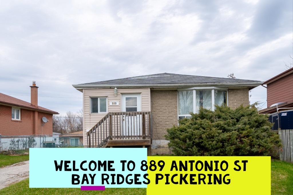 For Sale – 3 Bdrm, 1 Bath Pickering Bungalow in Popular Bay Ridges Community