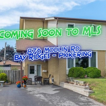 Coming Soon to MLS Semi-Detached Pickering Home 876 Modlin Rd