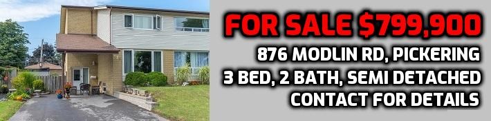 Web Ad 876 Modlin Rd Bay Ridges Pickering Home for Sale Semi-Detached