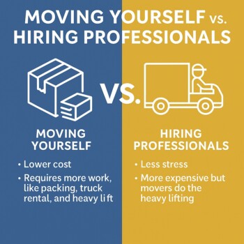 Moving Yourself vs Hiring a Pro - Making a Smooth Move