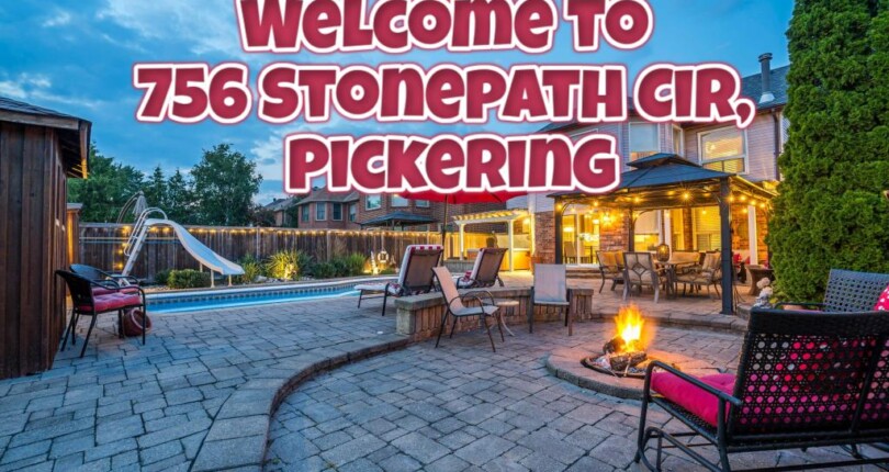 NEW PRICE – Spacious 4 Bed, 3 Bath, Pickering Detached Home Over 2500+ Sq Ft Gorgeous Backyard Oasis