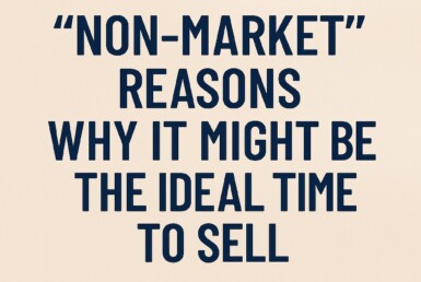 non market reasons to sell your home