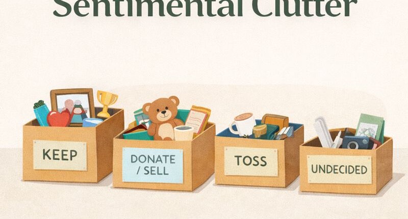 Parting With Sentimental Clutter: How to Let Go and Declutter Your Home