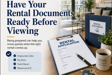 Prepare Rental Documents - Weekly Tip