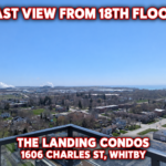 View From 18th Floor in The Landing Condos at 1606 Charles St Whitby Condo