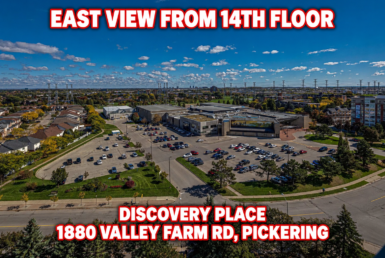 East View from 14th Floor in 1880 Valley Farm Rd, Pickering
