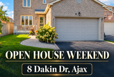 Elegant Open House Weekend in Ajax